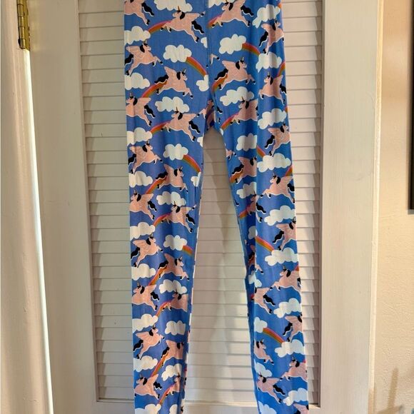 NWT Hannah Anderson Blue Unicorn Pajama Set - Picture 4 of 8